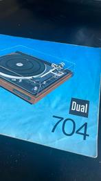 Dual 704 handleiding origineel, Audio, Tv en Foto, Platenspelers, Ophalen of Verzenden, Zo goed als nieuw, Dual