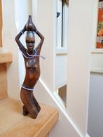 Houten beeld afrikaanse vrouw , 29 cm. Tribal art, Antiek en Kunst, Kunst | Niet-Westerse kunst, Ophalen