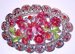 vlinder gesp met roode strass, Marktplaats@koningsieraden.nl, Losse buckle of gesp, 5 cm of meer, Verzenden