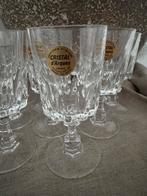 Cristal d’Arques Kristallen Wijnglazen klein 9x, Antiek en Kunst, Antiek | Glas en Kristal, Ophalen
