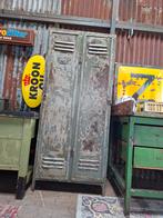 Stoere industriële 2 deurs Lockerkast, Huis en Inrichting, Kasten | Lockerkasten, Ophalen, Gebruikt, Industrieel