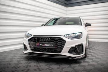 Voorlip sideskirt diffuser - Audi S4 B9 Sedan 19+ beschikbaar voor biedingen