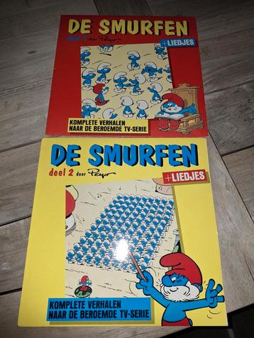 Smurfen LP Vinyl - Deel 1 & 2 beschikbaar voor biedingen
