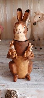 Mama candy container paashaas met 2 baby's, Ophalen of Verzenden, Zo goed als nieuw