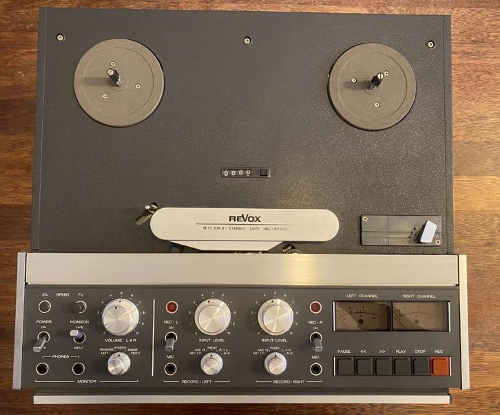 Revox B77 MK II – legendarische bandrecorder, werkend, Audio, Tv en Foto, Bandrecorders, Bandrecorder, Ophalen of Verzenden