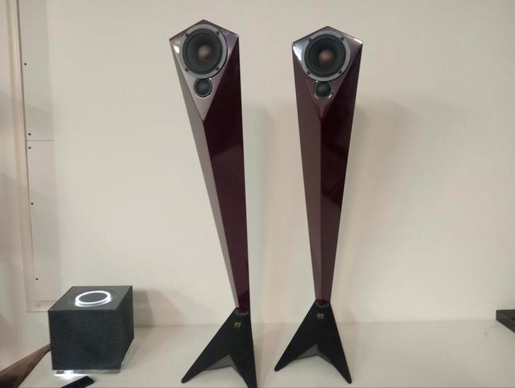 MC System Luidsprekers - Topkwaliteit!, Audio, Tv en Foto, Luidsprekers, Gebruikt, Front, Rear of Stereo speakers, 120 watt of meer