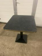 2 horeca restaurant tafel zwart marmer look 70x80 cm, Antiek en Kunst, Ophalen