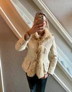 Prachtige roomwitte wollen jas Drykorn mt S, Ophalen of Verzenden, Gedragen, Maat 36 (S), Wit