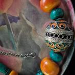 Berber Kralenketting - Tegemoet Stijl, Sieraden, Tassen en Uiterlijk, Verstelbaar, Overige kleuren, Ophalen of Verzenden, Zo goed als nieuw