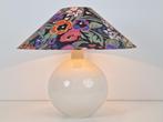 Vintage wit keramiek bollamp tafellamp bol ‘70 sphere lamp, Ophalen of Verzenden, N, Metaal, N