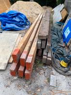 13 houten balken, Ophalen, Gebruikt, Balk, Vuren