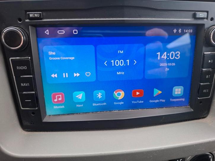 Android Radio Opel Vivaro/Traffic, Auto diversen, Autoradio's, Gebruikt, Ophalen of Verzenden