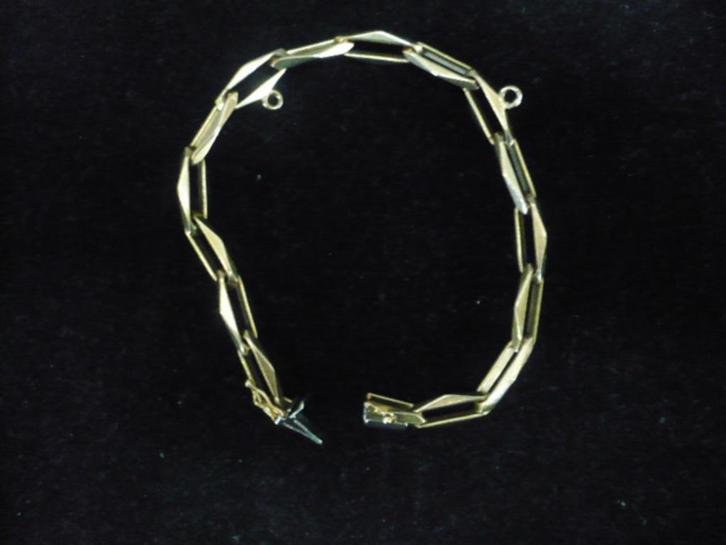 14 krt gouden closed forever armband lengte 20 cm, Sieraden, Tassen en Uiterlijk, Armbanden, Gebruikt, Goud, Goud, Ophalen of Verzenden