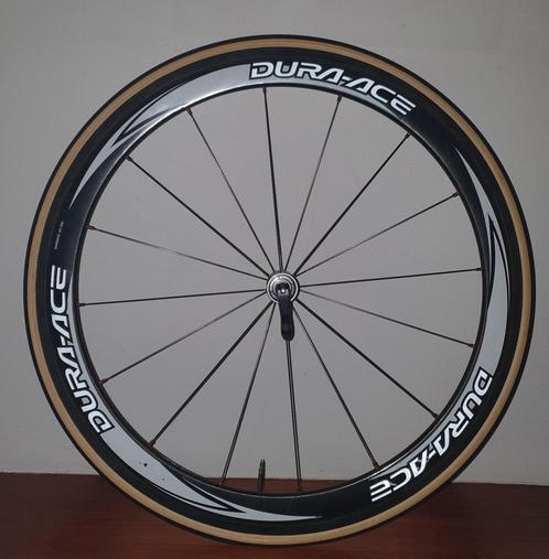 Shimano Dura-Ace 50 mm hoog voorwiel (tube), Sport en Fitness, Wielrennen, Zo goed als nieuw, Overige typen, Ophalen of Verzenden
