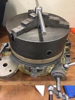 Goede werkende draaitafel met los 3 klauwplaat 200mm werkt p, Doe-het-zelf en Verbouw, Draaibanken, Ophalen of Verzenden, Gebruikt