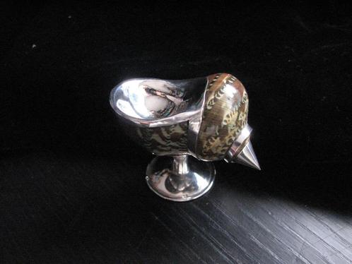 Mooi apart oud zilveren schaaltje op voet, Antiek en Kunst, Antiek | Goud en Zilver, Zilver, Verzenden