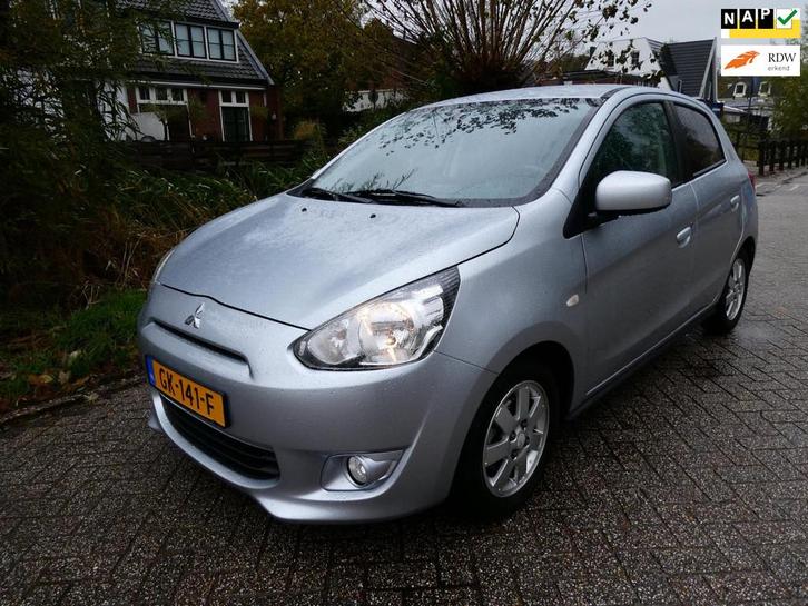 Mitsubishi Space Star 1.0 Bright Clima 5-deurs Zuinig A-Labe, Auto's, Mitsubishi, Bedrijf, Te koop, Space Star, ABS, Airbags, Airconditioning