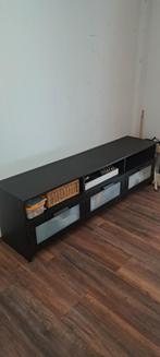 tv kast zwart ikea, Ophalen, Gebruikt, 25 tot 50 cm, Minder dan 100 cm