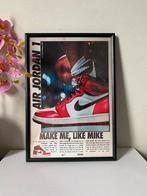 Air Jordan 1 Nike Poster Met Lijst, Rechthoekig Staand, Met lijst, Nieuw, Ophalen of Verzenden