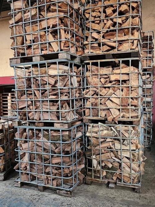 Haardhout Beuk es eik 18% gedroogd, Tuin en Terras, Haardhout, Blokken, Ophalen of Verzenden
