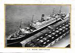 s.s. NIEUW AMSTERDAM (H.A.L.), Ophalen of Verzenden, Nieuw, Motorboot, Kaart, Foto of Prent
