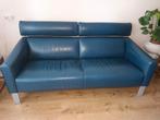 Moderne Leolux lederen bank, Ophalen, Gebruikt, Driepersoons, Leer