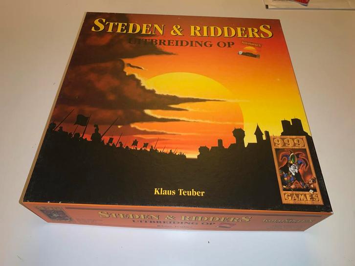 Catan: Steden & Ridders Uitbreiding hout, Hobby en Vrije tijd, Gezelschapsspellen | Bordspellen, Zo goed als nieuw, Drie of vier spelers