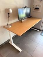 Fully Jarvis zit-sta bureau + lade te koop, Huis en Inrichting, Bureaus, Ophalen, Elektrisch, Zo goed als nieuw, Bureau