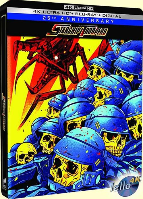 Blu-ray 4K: Starship Troopers SB (1997 Casper Van Dien) US, Cd's en Dvd's, Blu-ray, Nieuw in verpakking, Actie, Ophalen of Verzenden
