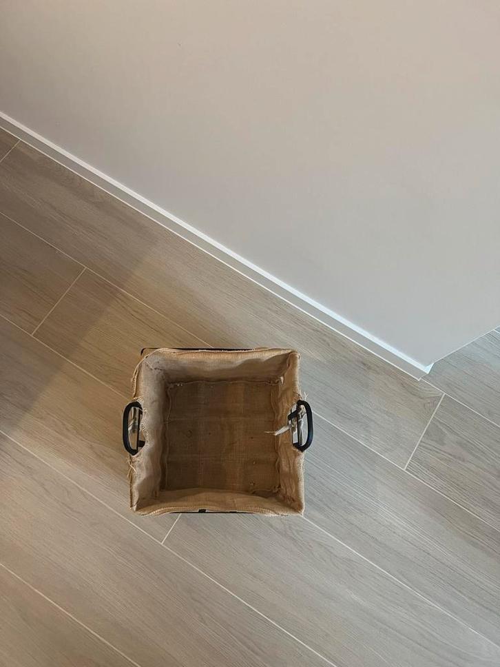 Mooie Opbergmand met Handvatten, Huis en Inrichting, Woonaccessoires | Kisten, Gebruikt, Minder dan 50 cm, Minder dan 50 cm, Minder dan 50 cm