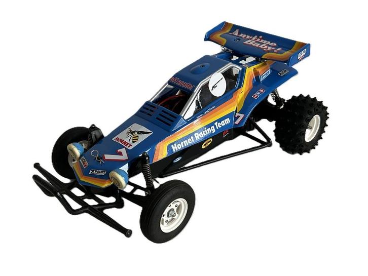 Tamiya The Hornet 1/10 rc auto, Hobby en Vrije tijd, Modelbouw | Radiografisch | Auto's, Zo goed als nieuw, Auto offroad, Elektro
