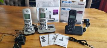 Philips duo telefoonset D 505 + D 150 beschikbaar voor biedingen