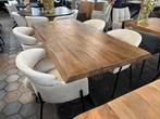 Boomstamtafel Mangohout 180 cm, Ophalen, Teakhout, 50 tot 100 cm, Zo goed als nieuw