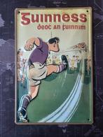 GUINNESS BEER -238- " KRACHT BIJ IERS VOETBAL " !!, Ophalen, Nieuw, Reclamebord, Plaat of Schild, Overige merken