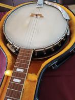 Vintage 5- string  bluegrass banjo in kist, jaren 70., Muziek en Instrumenten, Snaarinstrumenten | Banjo's, Ophalen, Gebruikt