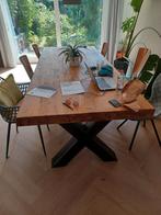 Eettafel 110x250, Ophalen, Gebruikt, 200 cm of meer, Vijf personen of meer