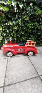 Vintage Brandweer Trapauto - Hook & Ladder, Ophalen of Verzenden, Gebruikt, Loopvoertuig