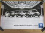 Posters Peugeot - Bipper - Expert - Boxer en Partner 80/120, Nieuw, Reclame, Ophalen of Verzenden, Deurposter of groter