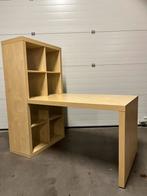 Kallax kast en bureau, Huis en Inrichting, Bureaus, Ophalen, Zo goed als nieuw