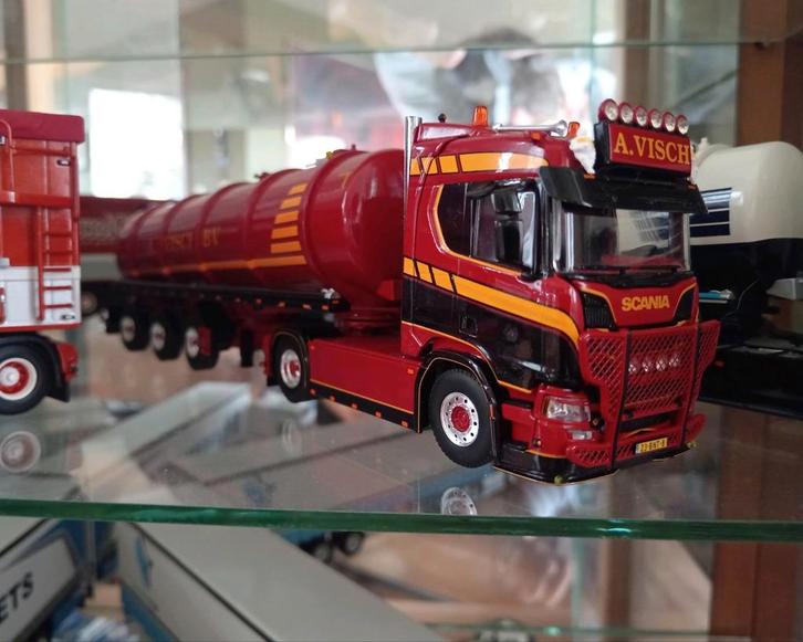 Scania Next Gen tankoplegger A. Visch WSI, Hobby en Vrije tijd, Modelauto's | 1:50, Nieuw, Bus of Vrachtwagen, Wsi, Ophalen of Verzenden