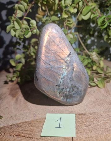 Oranje Labradoriet madagaskar - 344 gram - Prachtig stuk! beschikbaar voor biedingen