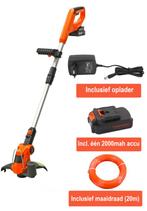 ACCU GRASTRIMMER 18V, Verzenden, Nieuw, 10 tot 30 cm, Elektrisch