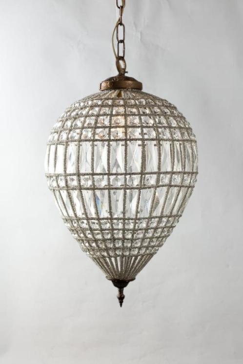 Peervormige Kristallen Hanglamp | Antieke Stijl Kroonluchter, Huis en Inrichting, Lampen | Kroonluchters, Nieuw, Glas, Overige materialen