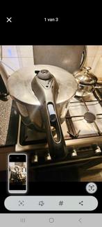 Snelkookpan - 9,5 liter, Gebruikt, Rvs, Keramische plaat, Ophalen