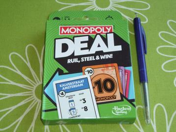 Nieuw: Monopoly Deal kaartspel - Ruil, steel en win! beschikbaar voor biedingen