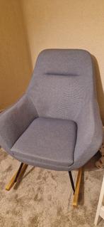 Schommelstoel Nebel lichtblauw, Ophalen, 75 tot 100 cm, Zo goed als nieuw, Stof