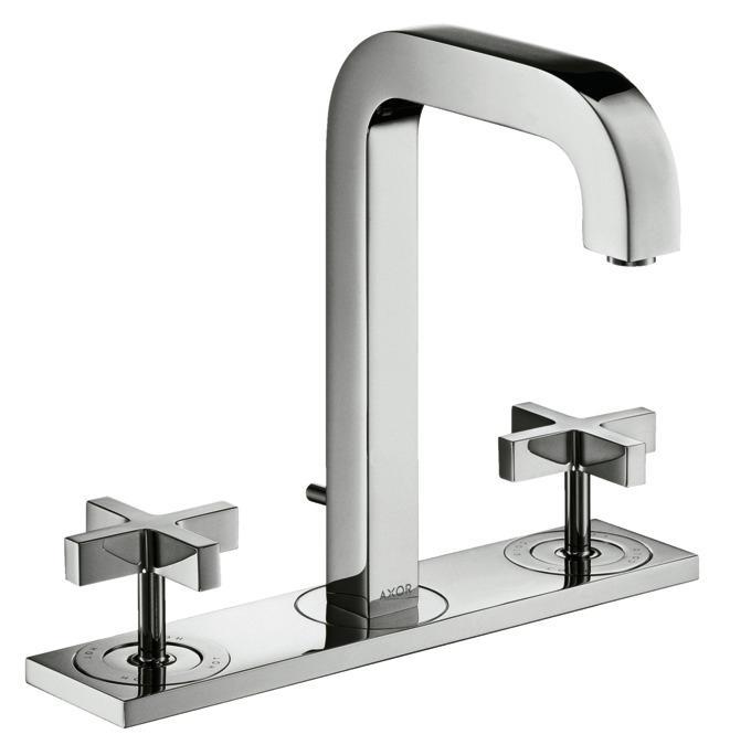 HANSGROHE AXOR CITTERIO 3-GATS WASTAFELKRAAN EN., Doe-het-zelf en Verbouw, Sanitair, Nieuw, Kraan, Chroom, Ophalen of Verzenden