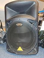 2 x Behringer 15 inch actieve luidspreker, Ophalen, 120 watt of meer, Overige typen, Overige merken