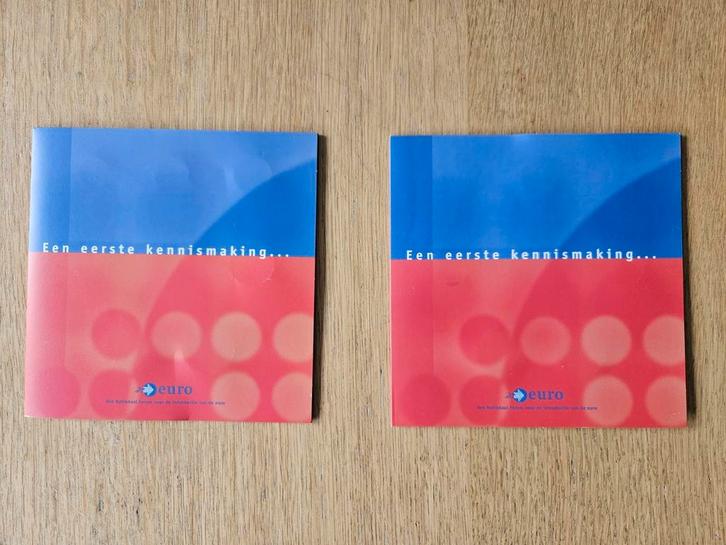 2x Een eerste kennismaking met de euromunten, Postzegels en Munten, Munten | Europa | Euromunten, Setje, Overige waardes, Overige landen