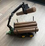Siku bosbouw aanhanger 1.32, Hobby en Vrije tijd, Modelauto's | 1:32, Ophalen of Verzenden, Zo goed als nieuw, Tractor of Landbouw